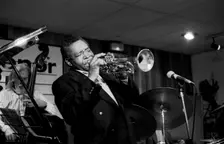 Benny Bailey and Peter Ind, Tenor Clef, Hoxton Square, London, November 1991. Artist: Brian O'Connor