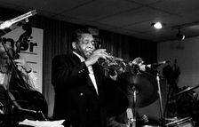 Benny Bailey and Peter Ind, Tenor Clef, Hoxton Square, London, November 1991. Artist: Brian O'Connor