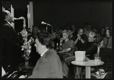 Benny Golson and Steve Melling playing at The Fairway, Welwyn Garden City, Hertfordshire, 1998. Creator: Denis Williams