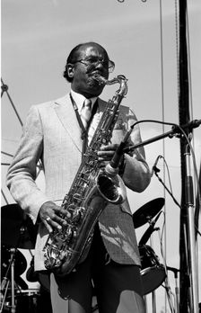 Benny Golson, Capital Jazz Festival, Knebworth, Herts, July 1982. Artist: Brian O'Connor