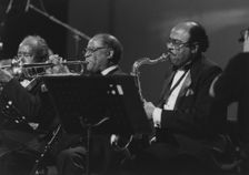Benny Golson, Lionel Hampton and his Golden Men of Jazz, North Sea Jazz Festival, 1994. Creator: Brian Foskett