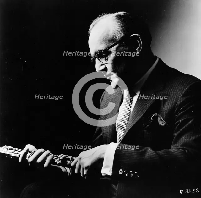 Benny Goodman (1909-1986), American jazz clarinetist, 1969. Creator: Unknown.