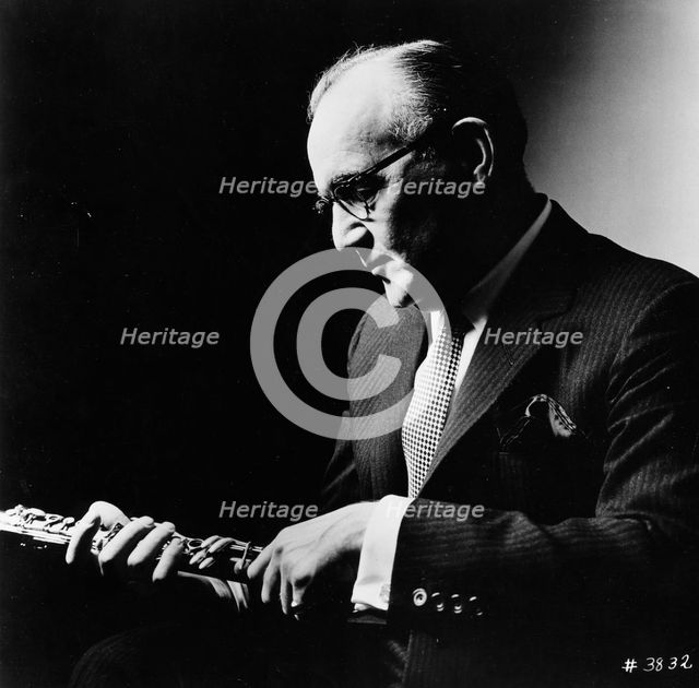 Benny Goodman (1909-1986), American jazz clarinetist, 1969. Creator: Unknown.