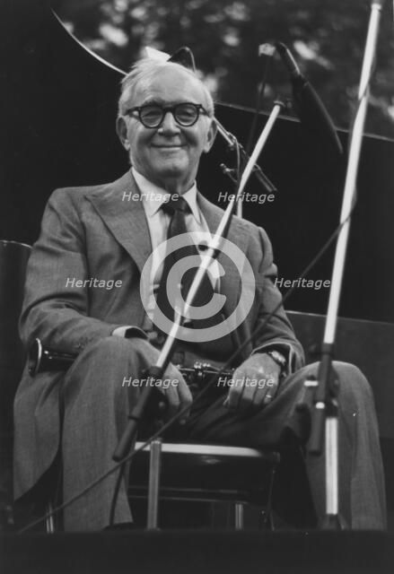 Benny Goodman, Capital Radio Jazz Festival, Knebworth, 1982. Creator: Brian Foskett.