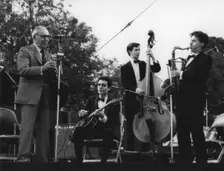 Benny Goodman, Capital Radio Jazz Festival, Knebworth, 1982. Creator: Denis Williams