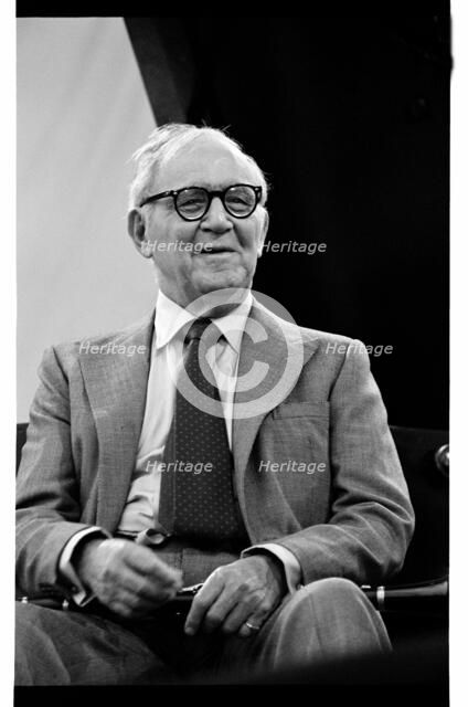 Benny Goodman, Knebworth, 1982.   Artist: Brian O'Connor.