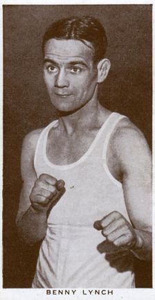 Benny Lynch, Scottish boxer, 1938