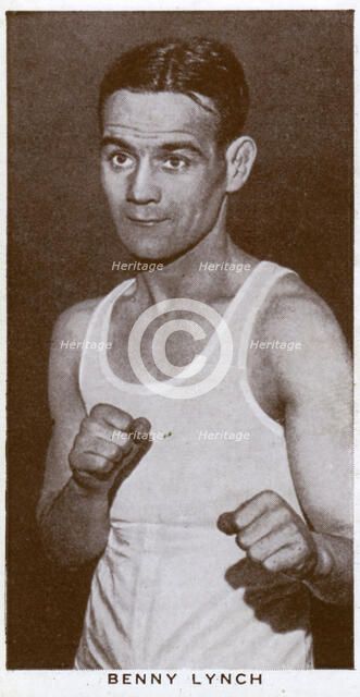 Benny Lynch, Scottish boxer, 1938. Artist: Unknown
