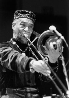 Benny Powell, Randy Weston's African Sounds, Birmingham, 1993. Creator: Brian Foskett