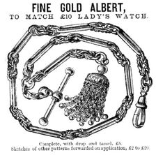 Benson's Fine Gold Albert, 1883. Creator: Unknown