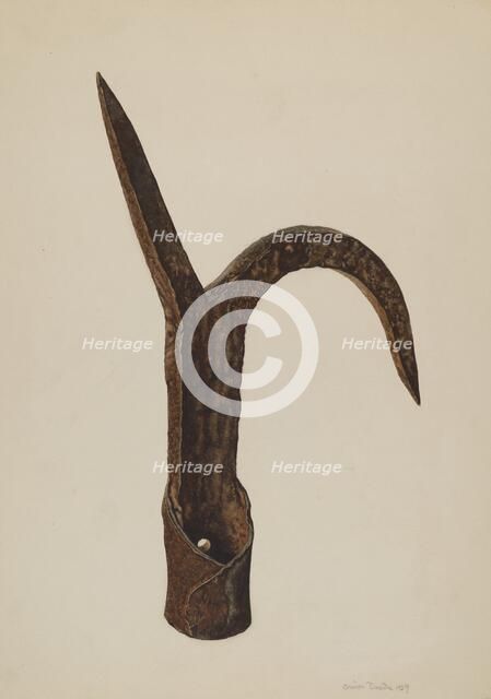 Bent Raider or Pike, 1939. Creator: Orison Daeda.