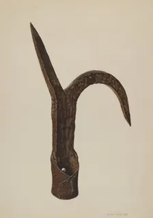 Bent Raider or Pike, 1939. Creator: Orison Daeda