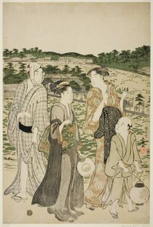 Benten Shrine in Shinobazu Pond, late 1780s. Creator: Katsukawa Shuncho
