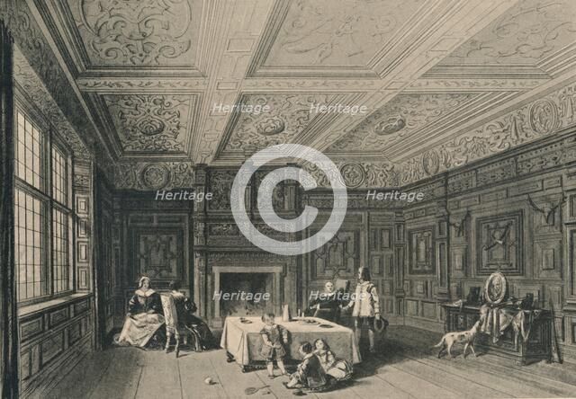 Benthall Hall, Shropshire, 1915. Artist: Unknown.