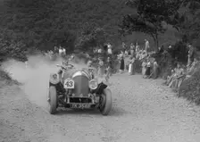 Bentley competing in the Barnstaple Trial, c1935. Artist: Bill Brunell