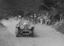 Bentley competing in the Barnstaple Trial, c1935. Artist: Bill Brunell