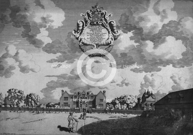 'Bentley Hall (Southern Prospect)', c1686. Creator: Michael Burghers.