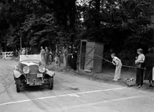 Bentley of FE Elgood, winner of a premier award at the MCC Torquay Rally, July 1937. Artist: Bill Brunell