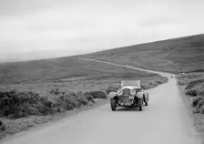 Bentley of FE Elgood, winner of a premier award at the MCC Torquay Rally, July 1937. Artist: Bill Brunell