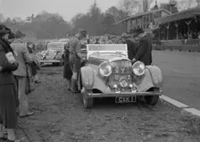 Bentley open 4-seater tourer owned by Sir Malcolm Campbell, Crystal Palace, London, 1939. Artist: Bill Brunell