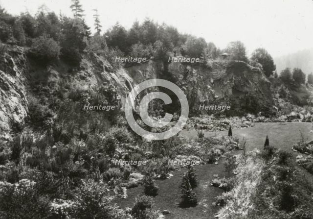 "Benvenuto," Robert Pim Butchart house, 800 Benvenuto Avenue, Central Saanich..., Canada, 1923. Creator: Frances Benjamin Johnston.