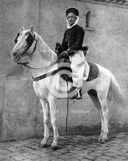 Berber horseman of the French Army, 1936.Artist: Donald McLeish