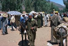 Berber Souk in Asni, at the base of High Atlas