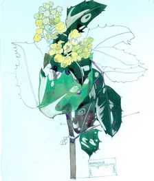 Berberis, Walberswick, 1915. Creator: Charles Rennie Mackintosh