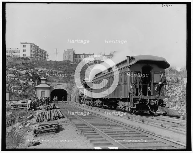 Bergen tunnel, N.J., east, between 1890 and 1901. Creator: Unknown.