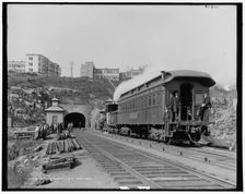 Bergen tunnel, N.J., east, between 1890 and 1901. Creator: Unknown