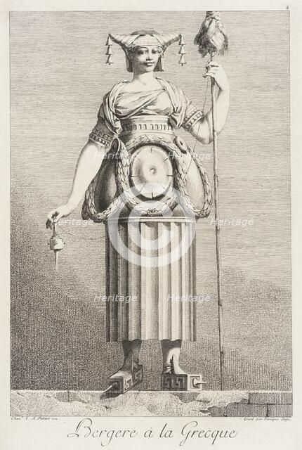 Bergère à la Grecque, 1771. Creator: Bossi.