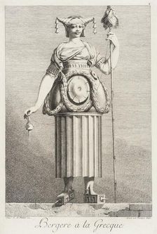 Bergère à la Grecque, 1771. Creator: Bossi