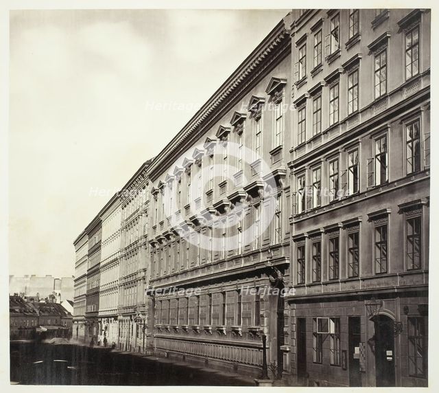 Berggasse No. 16, Palais des Grafen Georg Festetics de Tolna, 1860s. Creator: Unknown.