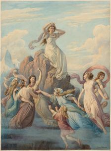 Berglied (Mountain Song) after Friedrich Schiller, 1881. Creator: Bode, Leopold (1831-1906)