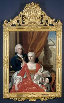 Berend van Iddekinge (1717-1801) with his Wife Johanna Maria Sichterman (1726-1756)..., 1744-1748. Creator: Philip Van Dijk