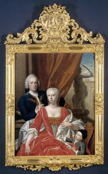 Berend van Iddekinge (1717-1801) with his Wife Johanna Maria Sichterman (1726-1756)..., 1744-1748. Creator: Philip Van Dijk