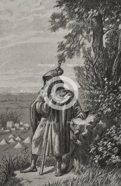 Berenguer Ramon II (c1053-1097), so-called "the Fratricide", 1890.  Creator: Joan Serra y Pausas.