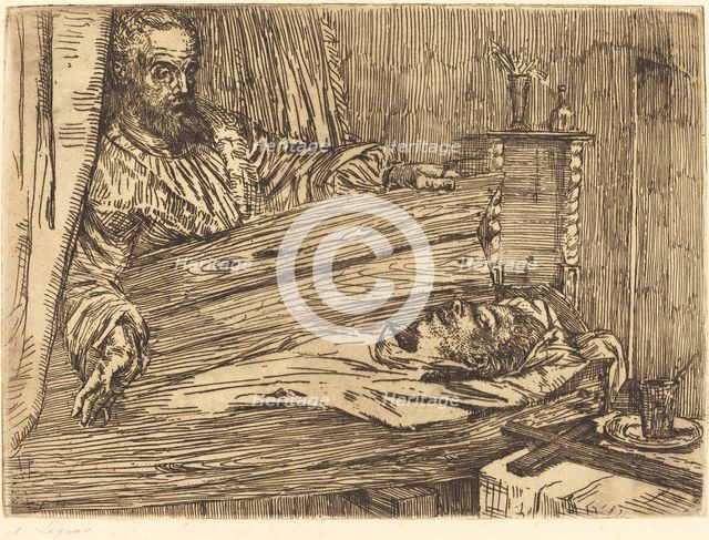 Berenice, 2nd plate. Creator: Alphonse Legros.