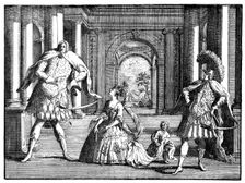 Berenstat, Cuzzoni and Senesino c1725.Artist: William Hogarth