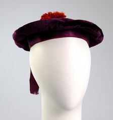 Beret, French, 1884. Creator: Unknown