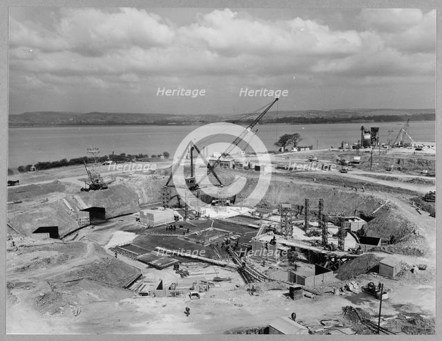 Berkeley Power Station, Berkeley, Ham and Stone, Stroud, Gloucestershire, 30/04/1957. Creator: John Laing plc.