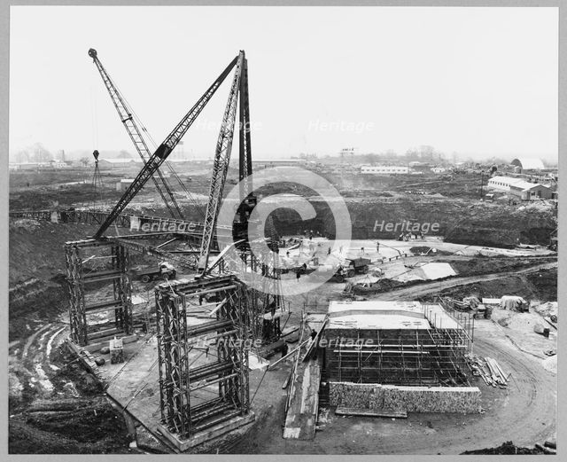 Berkeley Power Station, Berkeley, Ham and Stone, Stroud, Gloucestershire, 28/03/1957. Creator: John Laing plc.