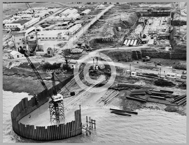 Berkeley Power Station, Berkeley, Ham and Stone, Stroud, Gloucestershire, 16/08/1957. Creator: John Laing plc.