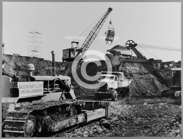 Berkeley Power Station, Berkeley, Ham and Stone, Stroud, Gloucestershire, probably 1957. Creator: John Laing plc.