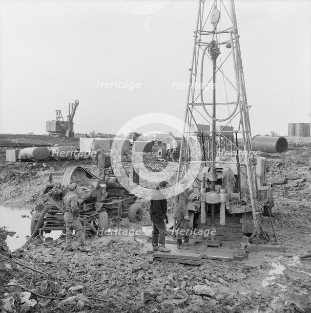 Berkeley Power Station, Berkeley, Ham and Stone, Stroud, Gloucestershire, Feb 1957 - Mar 1957. Creator: John Laing plc.
