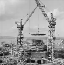 Berkeley Power Station, Berkeley, Ham and Stone, Stroud, Gloucestershire, 12/02/1958. Creator: John Laing plc