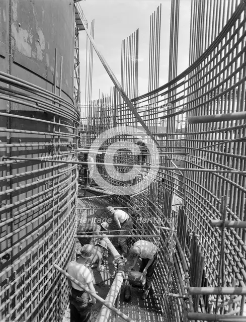 Berkeley Power Station, Berkeley, Ham and Stone, Stroud, Gloucestershire, 29/04/1958. Creator: John Laing plc.