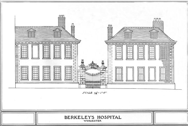 Berkeley's Hospital, Worcester, Worcestershire, 1924. Artist: Unknown.