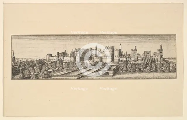 Berkshire, with Windsor Castle, after 1666. Creator: Unknown.