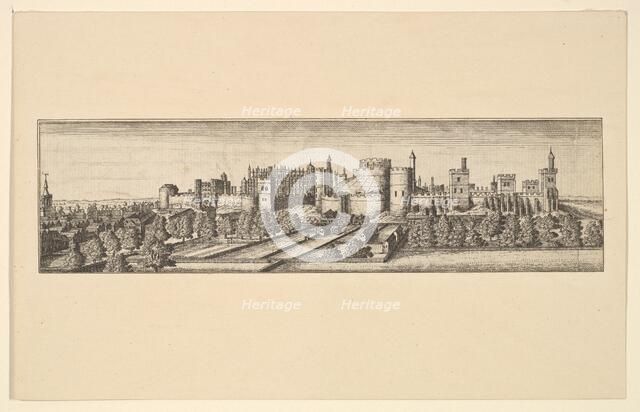 Berkshire, with Windsor Castle, after 1666. Creator: Unknown.